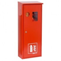 5kg CO2 metal fire extinguisher cabinet with key lock and integral keybox